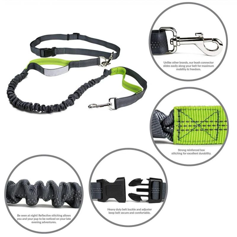 Hot Sale Running Pets Leashes Hands Free Dogs Leashes for Outside Activity