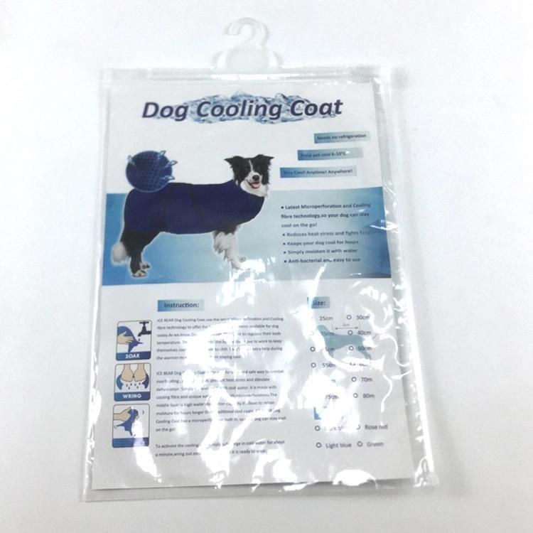 Factory Wholesale Pet Cooling Vest Evaporative Microperforation Dog Cool Coat