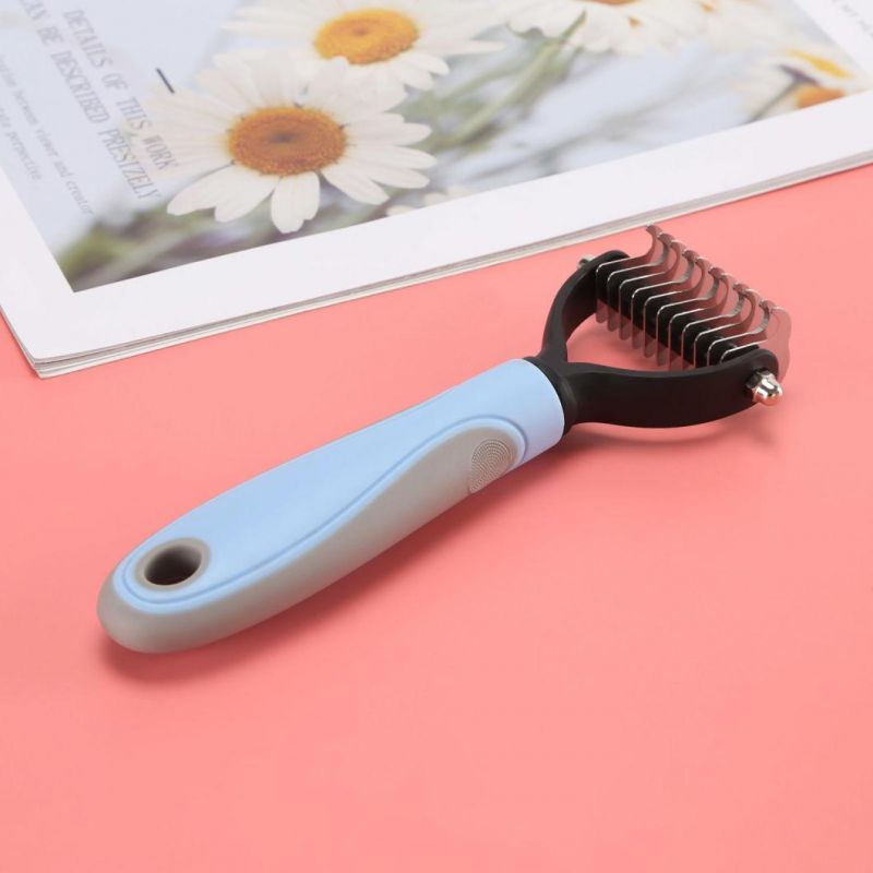 Hair Removal Comb Fur Trimming Dematting Deshedding Brush Grooming Tool