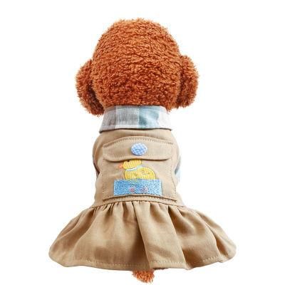 Hot Pet Apparel Luxury Four Seasons Small Dog Clothes Dress for Dogs with Pocket