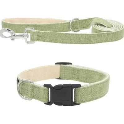 Hemp Recycled Eco-Friendly Dog Harness Collar and Leash