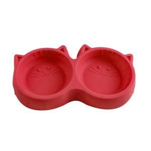 Factory Price Best Silicone Double Bowl Products Dog Rubber Durable Pet Supplies