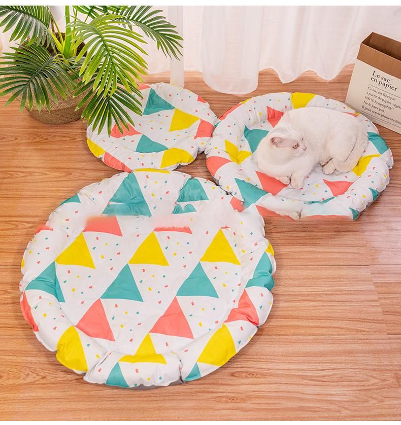 Summer Pet Cooling Ice Pad Ice Nest Cooling Washable Cat Mat Double-Sided Waterproof Gel Pad