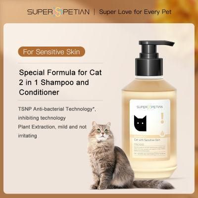 Super Petian Contract Manufacturing Pet Hair Cleaning Shampoo for Pet Care Pet Shampoo for Cat with Sensitive Skin