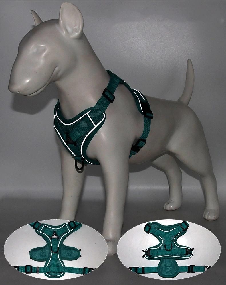 Dog Harness with 150cm Leash Set No Pull Dog Vest