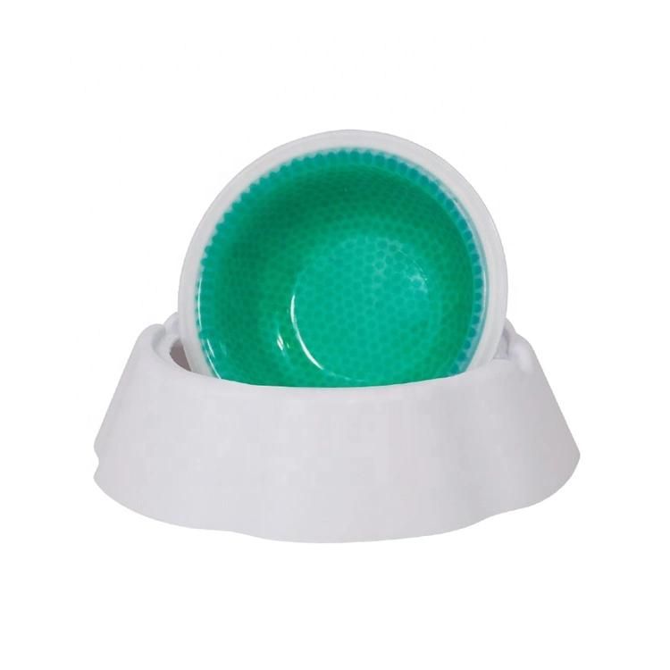 Dog Gel Cooler Bowl/ Pet Ice Cooling Feeder
