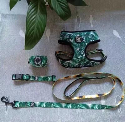 Double-Sided Dog Harness with Custom Patterns and Logos Reversible Dog Harness, Neoprene Harness for Dogs