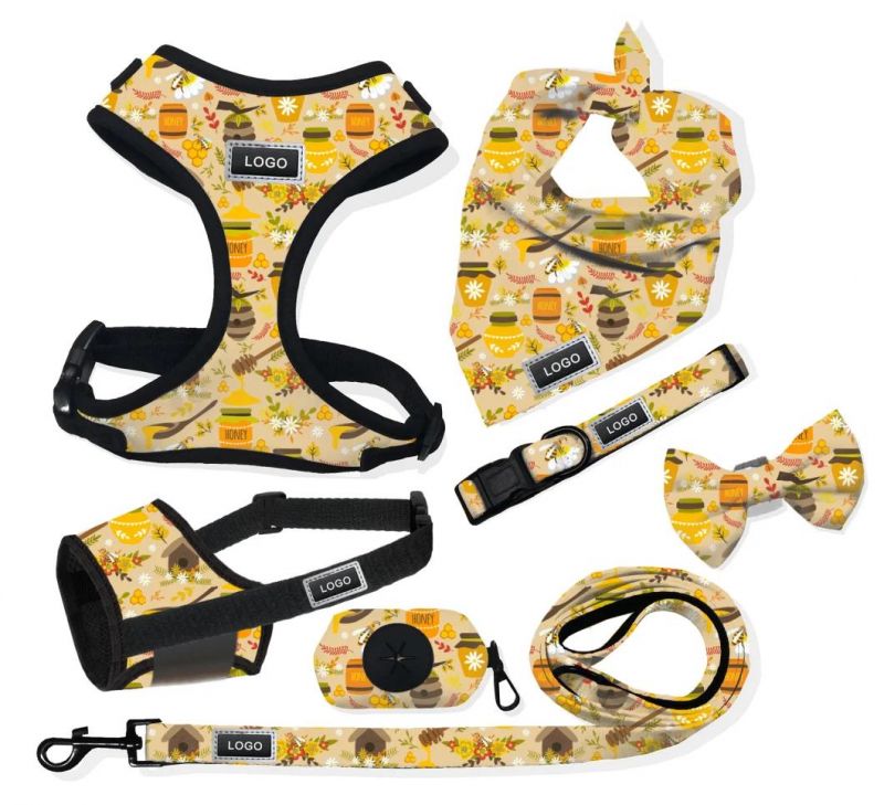 High Quality Wholesale Dog Leash Adjustable Dog Harness Cute Designs Chest Collar Halloween Pet Supplies