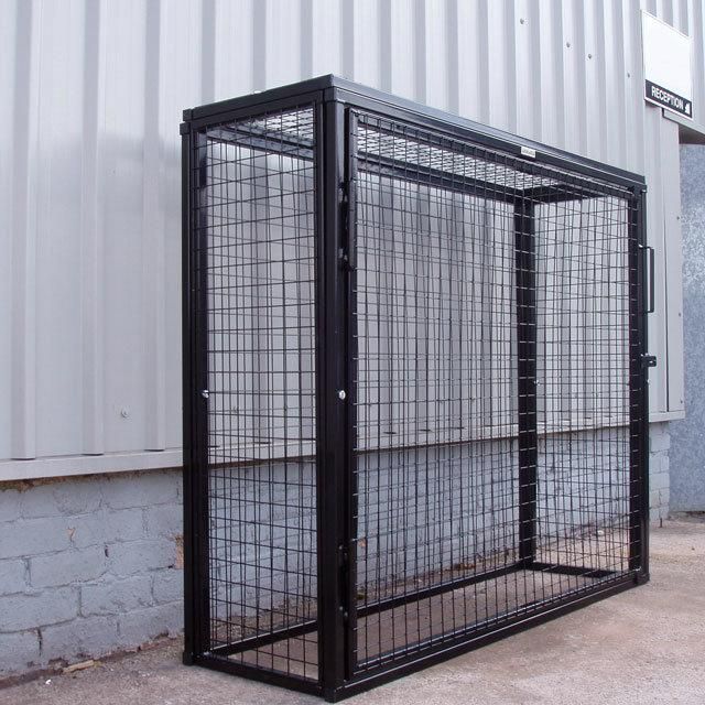 Galvanised Mesh Gas Cylinder Storage Cages