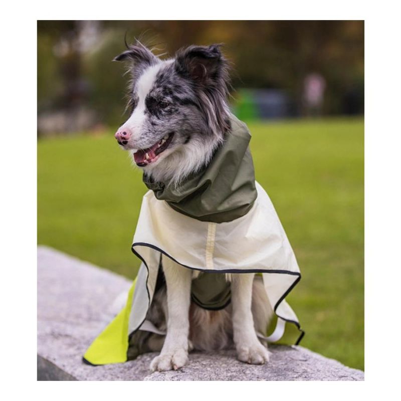 Factory Made Outdoor Waterproof Dog Poncho Pet Apparel Dog Raincoat Rain Coat Rain Jacket Abrigo De Lluvia De Perro