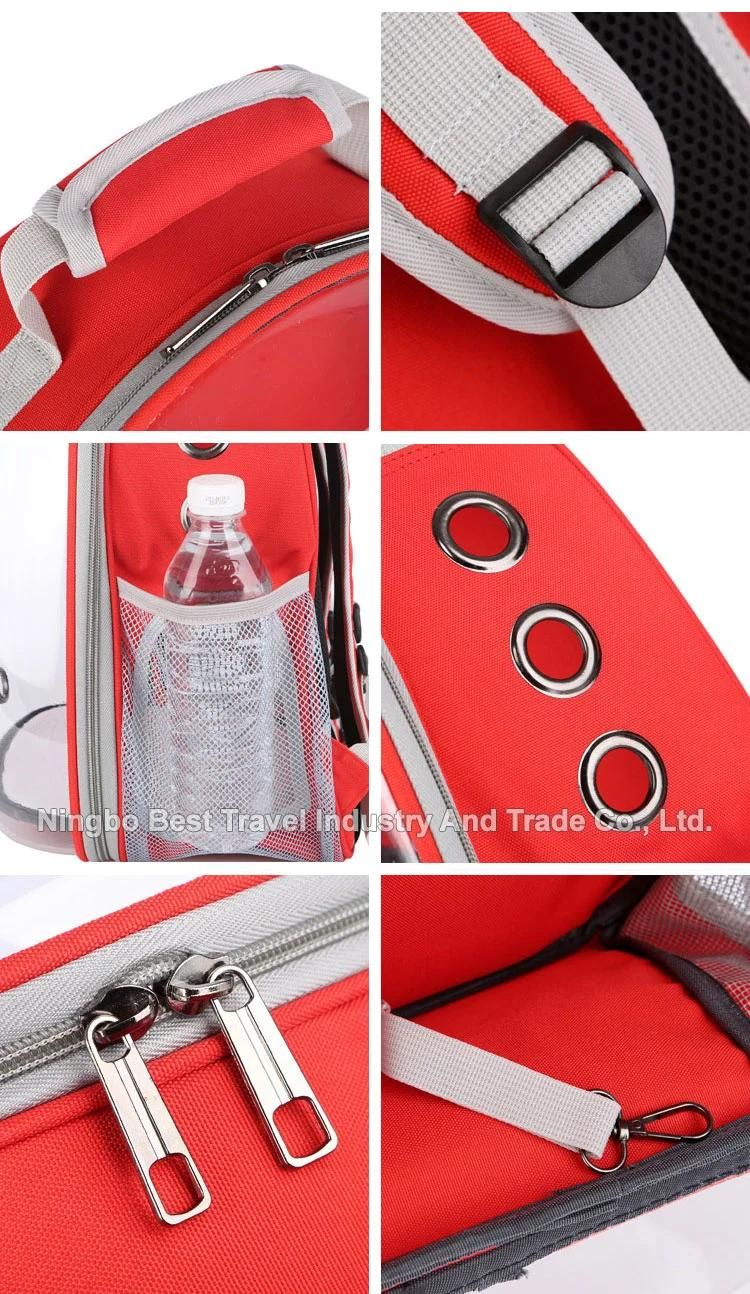 Airline-Approved Travel Cats and Dog Puppies Bubble Backpack Transparent Capsule Ventilated Small Pet Backpack Bag Carrier