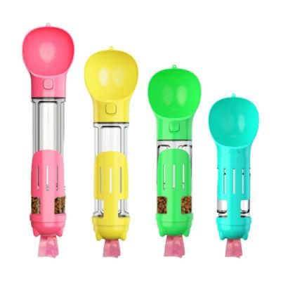 Wholesale Custom Logo Grade Food Pet Plastic Cups Dog Water Bottle with Poop Bag