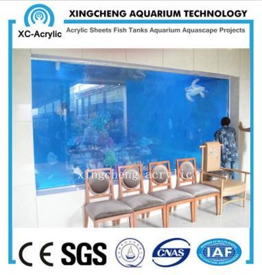 Transparent Acrylic Aquarium of Luxury Restaurant Project