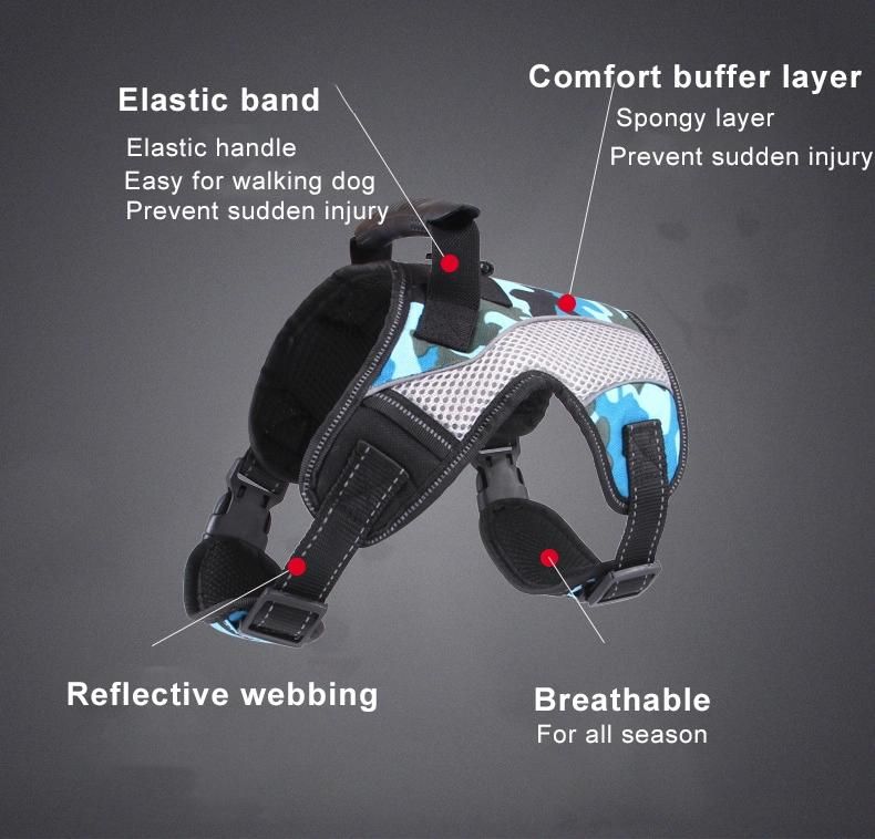 No Pull Lift Custom-Adjustable Dog Accessories Set Pet Harnesses