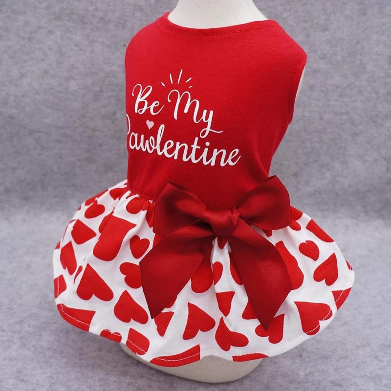 Holiday Theme Dog Dresses for Birthday Mother′s Day Haloween Dog Clothes Holiday Festival Dog Dresses
