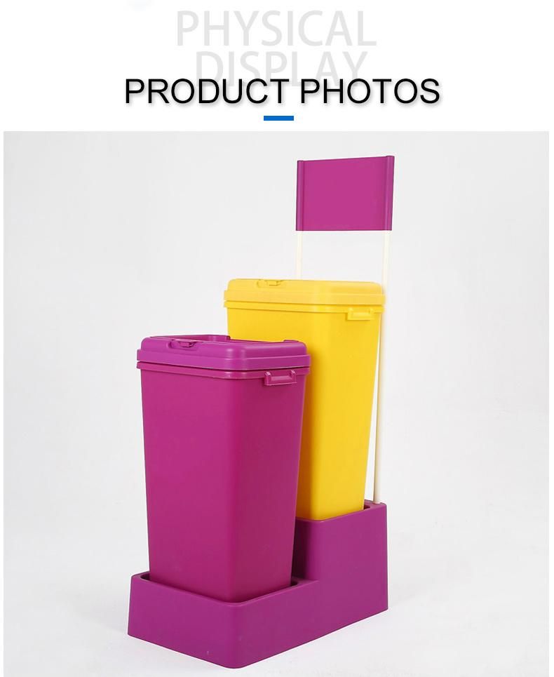 Hot Sell 53L Plastic Cat Food Containers with Lid