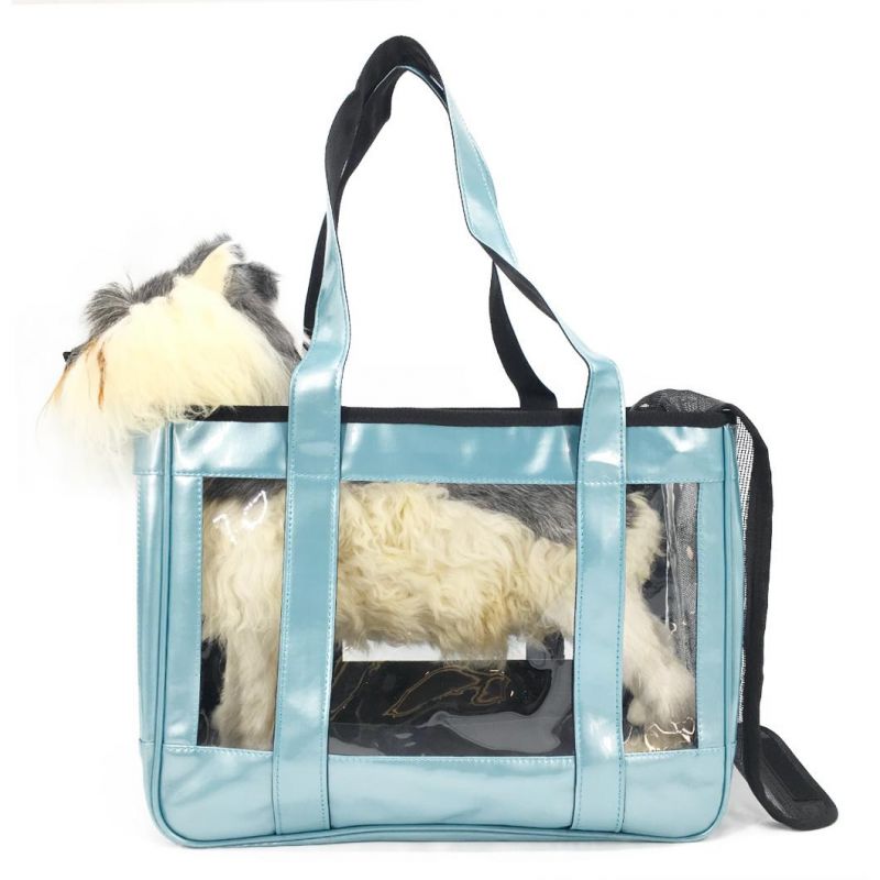 Customized PVC Transparent Outdoor Carrier Fashion Dog Cat Pet Products