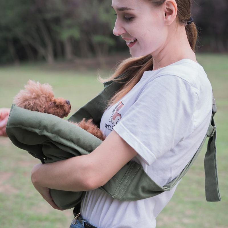 Portable Adjustable Soft Comfortable Sling Bag Dog Cat Outdoor Wholesale Pet Carrier