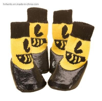 Outdoor Dog Socks Printing Pet Socks Waterproof Dog Socks