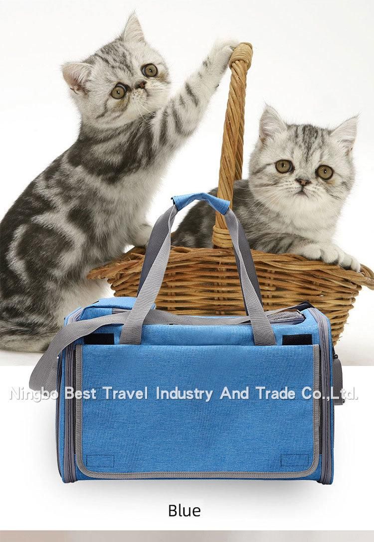 Full Window Breathable Pet Cage Handbag Cat Dog Travel Bag Shoulder Bag Pet Carrier Supply