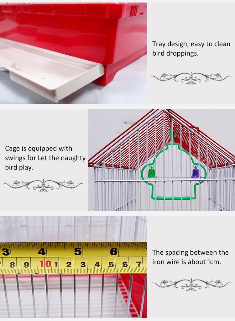 Customize OEM ODM Collapsible Bold Galvanizing Anti-Rust Metal Birds Cages