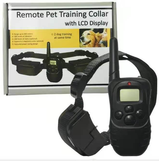 998d 100LV 300 Yard Level Remote Pet Training Collar with LCD Display