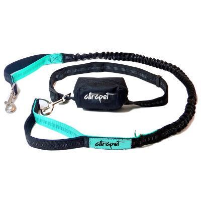 Reflective Bungee Handsfree Dog Leash with Adjustable Waist Belt