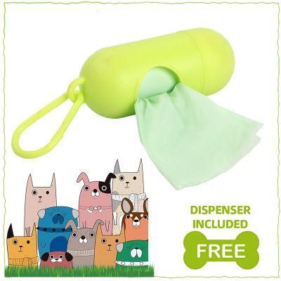 Biodegradable Pet Waste Bags Compostable Dog Poop Bag with Dispenser