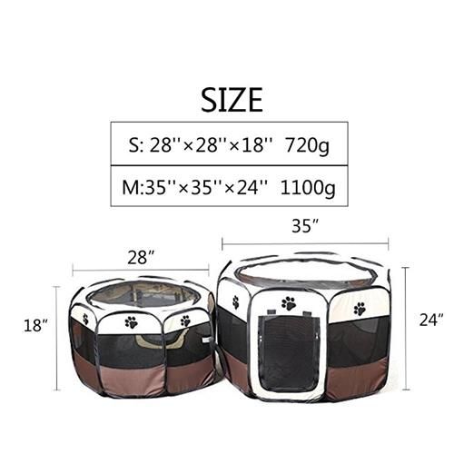 Dog Playpens Large, Pen Kennel for Dogs Puppy Cats Rabbits Small Animals, Portable Pets Tent Indoor & Outdoor Bags
