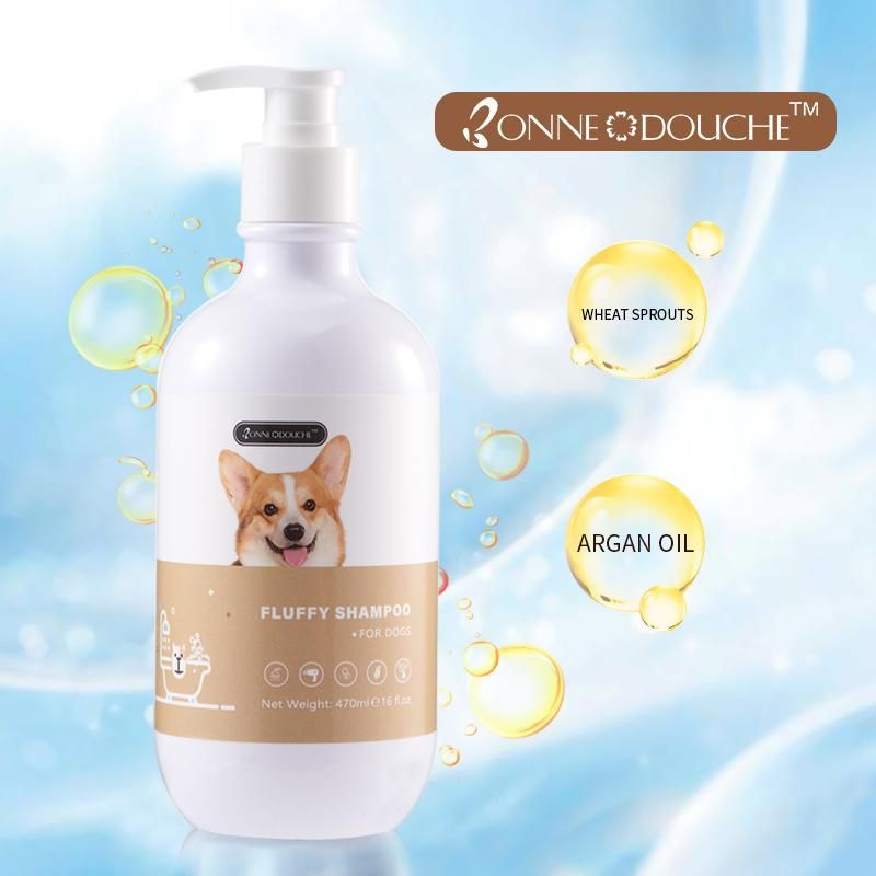 Fluffy Shampoo for Dog & Cat Pet Products Shampoo for Pet Supply Store and Home Pet Use