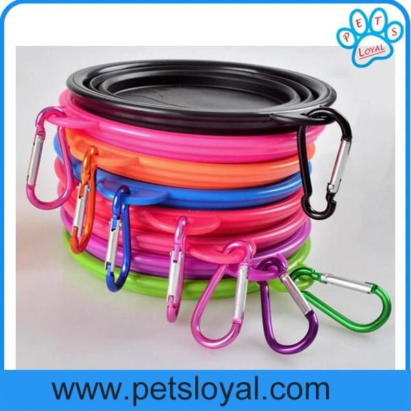 Pet Accessories Travel Silicone Pet Feeder Dog Bowl