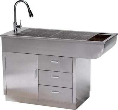Stainless Steel Veterinary Surgical Table Animal Consultation Table Veterinary Operating Table Examination