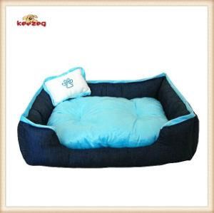 Denim Fabric Dog Bed &amp; Pet Bed