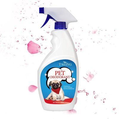 Tsong Private Label Pet Hair Cleaning Shampoo for Pet Care Nontransparent 500ml Pet Deodorant Spray