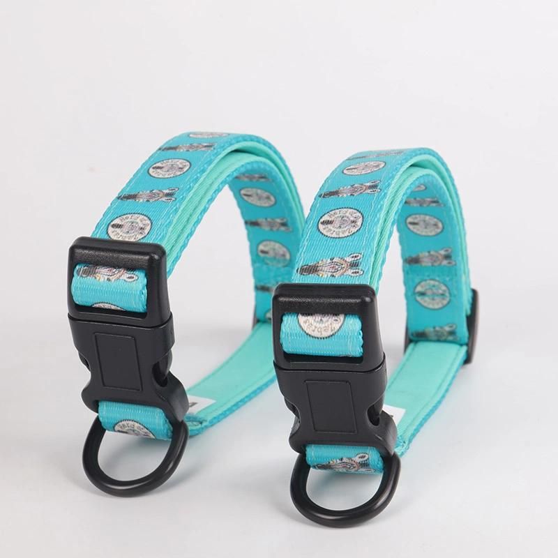 Manufacturer Custom Fashion Adjustable Pet Collar and Leash Harness Pet Accessories