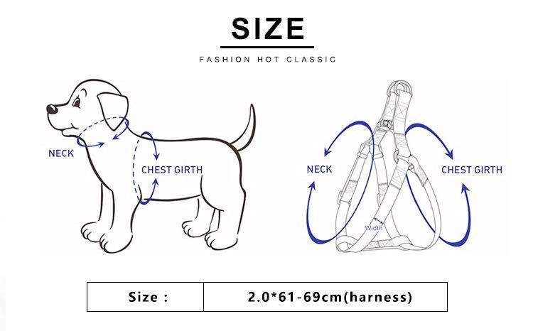 Low MOQ New Adjustable Pet Pattern Backpack Safety Vest Heavy Duty Soft Nylon Dog Harness