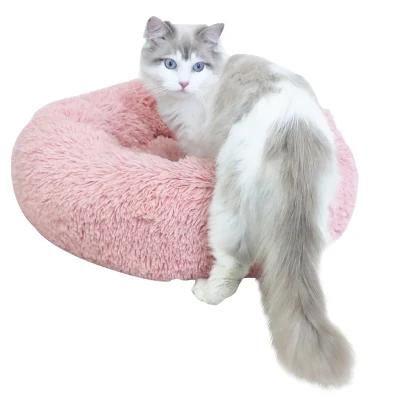 Factory Directly Wholesale Indoor Cat Beds Plush Autumn and Winter Warm Pet Bed