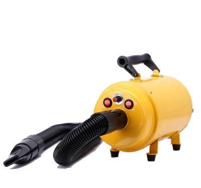 Grooming Adjustable Wind Speed Temperature Setting Blaster Blower Dog Cat Pet Hair Dryer with 3 Different Nozzles