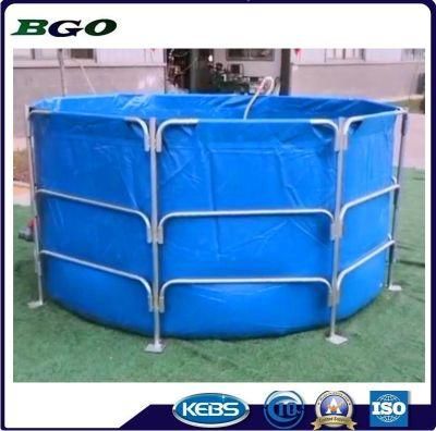 10000 Liters 3m Diameter*1.4m Height PVC Tarpaulin Waterproof Fish Tank