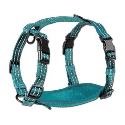 Breathable Mesh Chest Vibrant Nylon &amp; Reflective Stitching Dog Harness