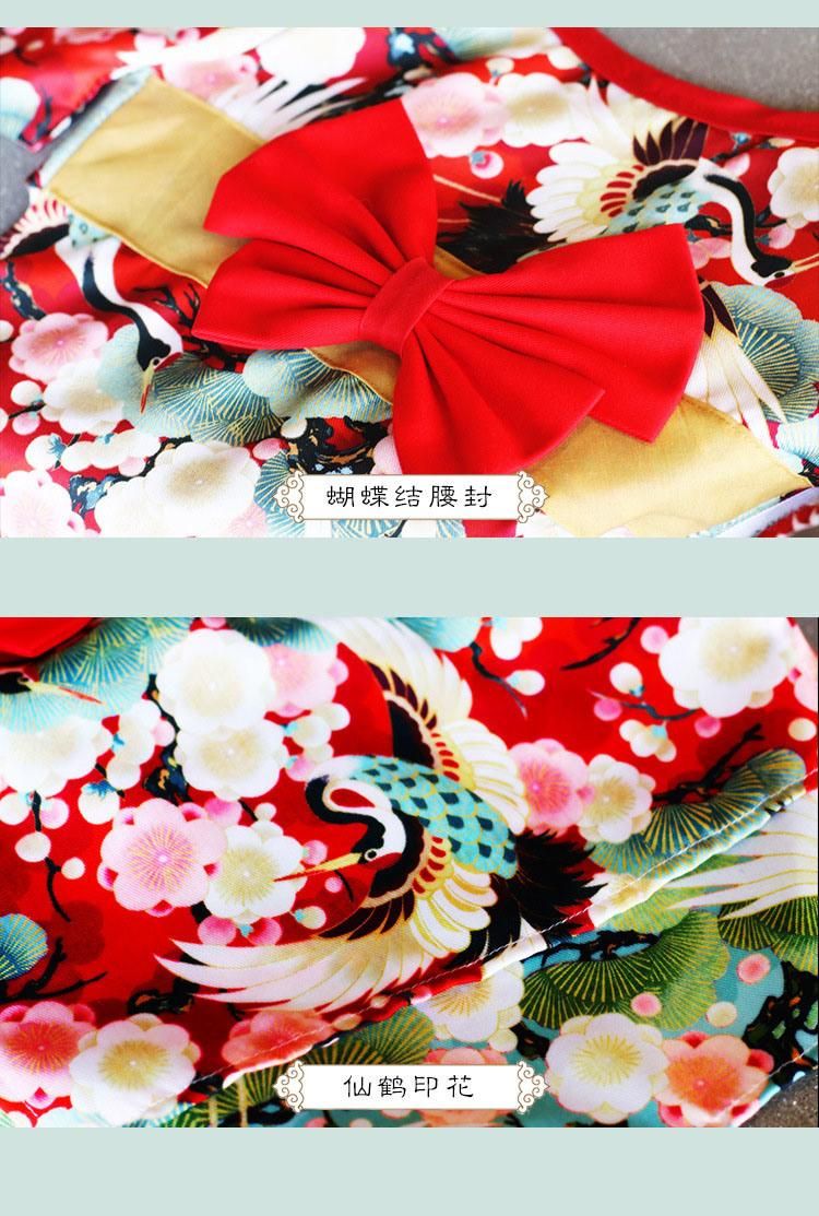 2022 Clothes Factory Wholesale Japanese Kimono Pet Dog Clothes Spring Summer Comfortable Cute Clothes Pet Costume Cat Dog Apparel