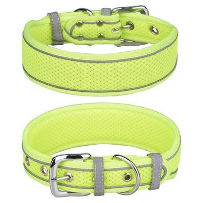 High Reflective Dog Collar Breathable Pet Collar