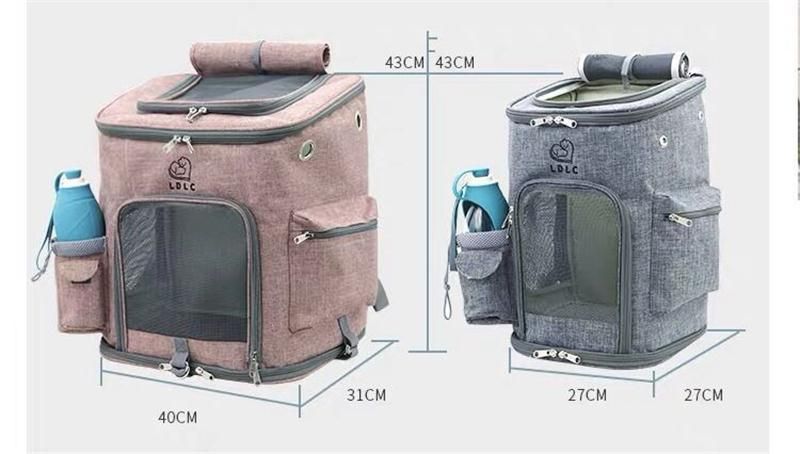 Cat Bag Autumn and Winter Pet out Bag Portable Cat Cage Breathable Dog Backpack