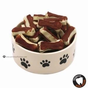 Mini Duck Mud Wrapped Rawhide Bones Dry Pet and Dog Food Dog Chews Dog Training Treats
