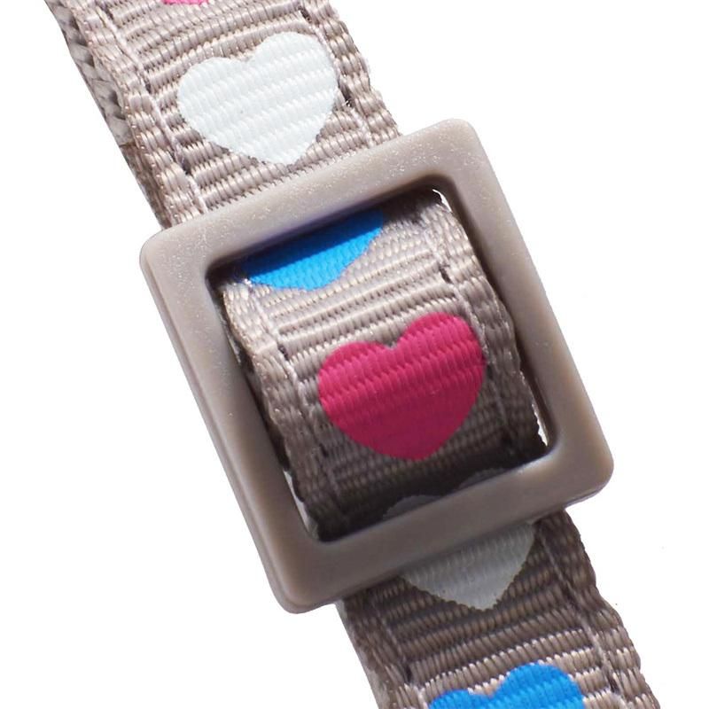 Adjustable Designer Collar for Dog with Cat Buckle and Bell