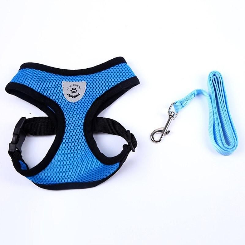 Breathable Mesh Pet Products Pet Harness Leash Vest Set Pet Accessories