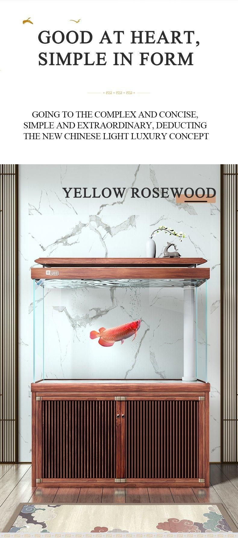Yee Large Aquariums Big Office Fish Tank Household Aquarium Landscaping