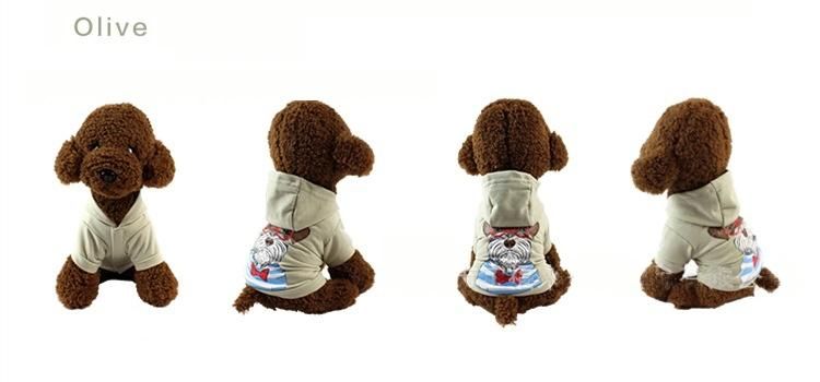Spring Autumn Style Popular Logo Design Teddy Pomeranich Schnauzer Pet Dog Clothes