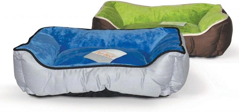 Premium Two Layers Rectangle Pet Beds Luxury Dog Beds