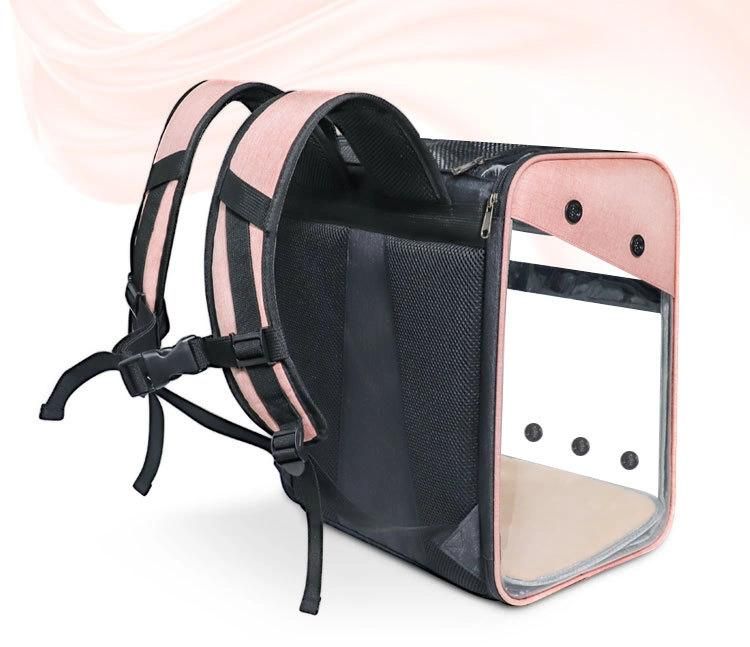 Wholesale Comfort Transparent Capsule Pet Backpack Carrier Bag for Small Animals